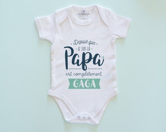 Body Depuis que je suis là, papa est complètement gaga - Bleu