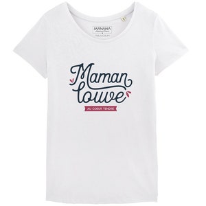 Tshirt femme Maman louve au cœur tendre image 5