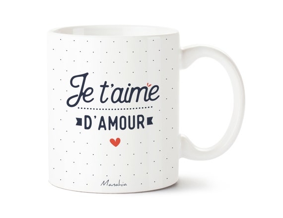 Mug Je taime Marraine Cadeau Parrain Marraine Bapt/ême