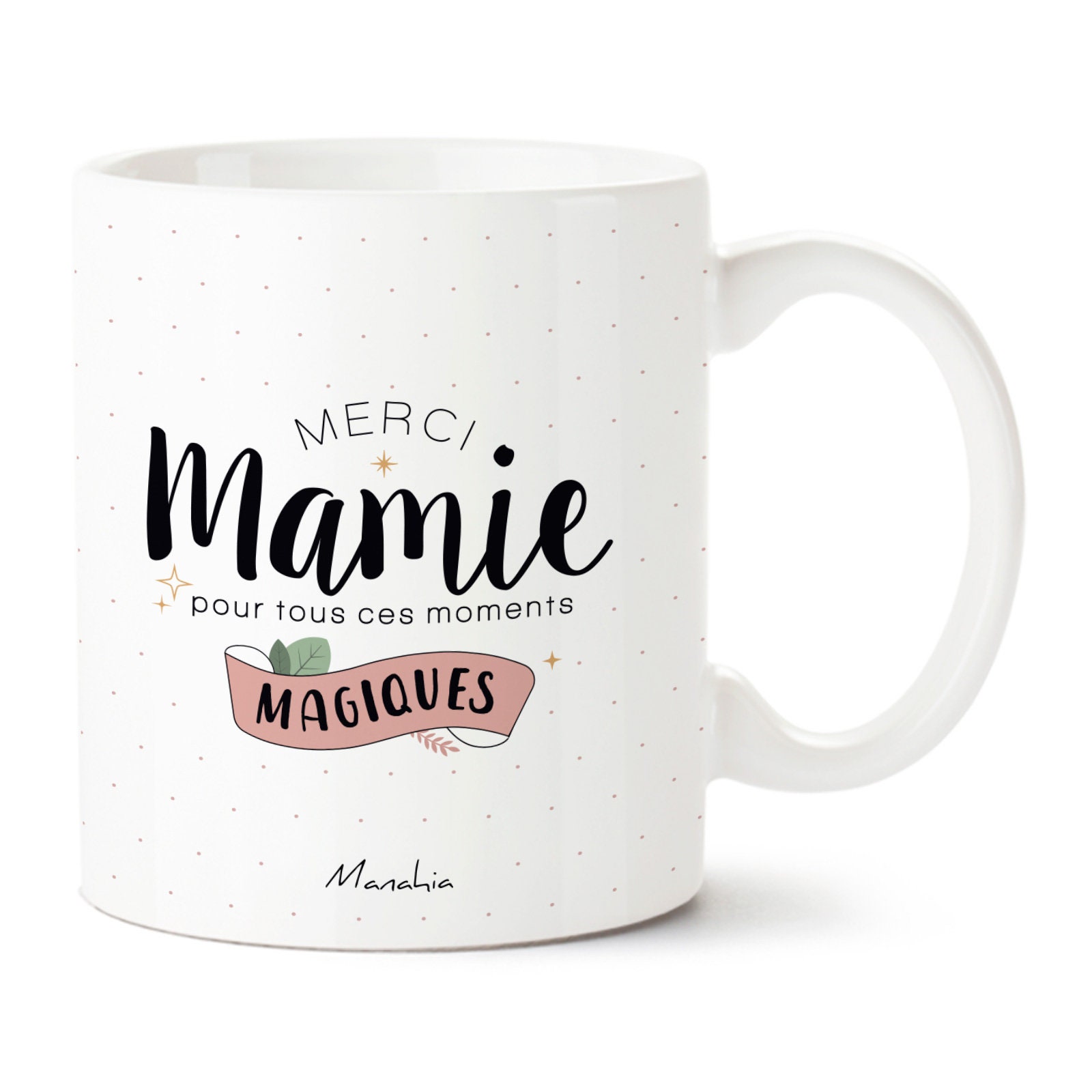 Mug Merci nounou d'être aussi gentille, imprimé en France – Manahia