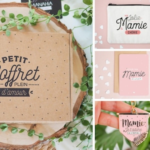 Coffret Mamie - Coffret C2 - Ma jolie mamie chérie - Manahia -Cadeau fête des mamies, cadeau mamie, anniversaire mamie, cadeau grand mère