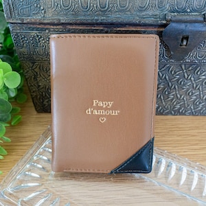 Porte monnaie - Papy d'amour - cadeau papy, fête des grands-pères