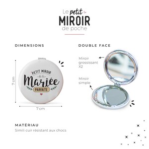 Miroir Petit miroir de la mariée parfaite image 4