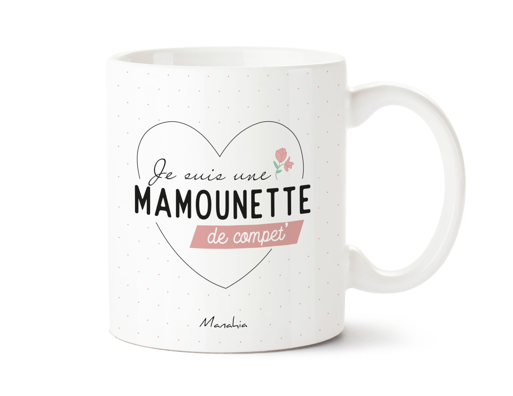 Mug Maman - Je Suis Une Mamounette de Compet' | Mug Meilleure Maman, Cadeau Mug Future Grossesse