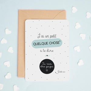 Carte à gratter papa Tu vas être papa