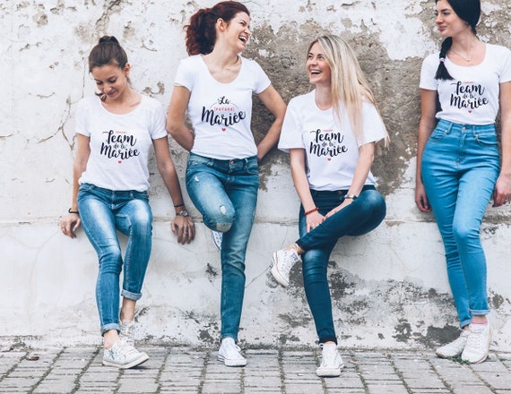 T shirt mariée sale