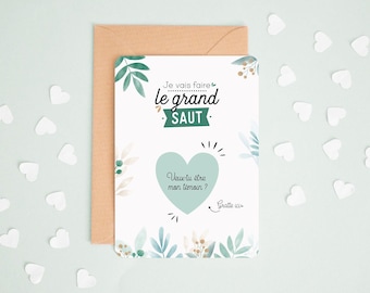 Manahia Carte à gratter témoin - Veux-tu être mon témoin ? Demande futur témoin - Annonce Mariage - Cadeau témoin - carte annonce témoin