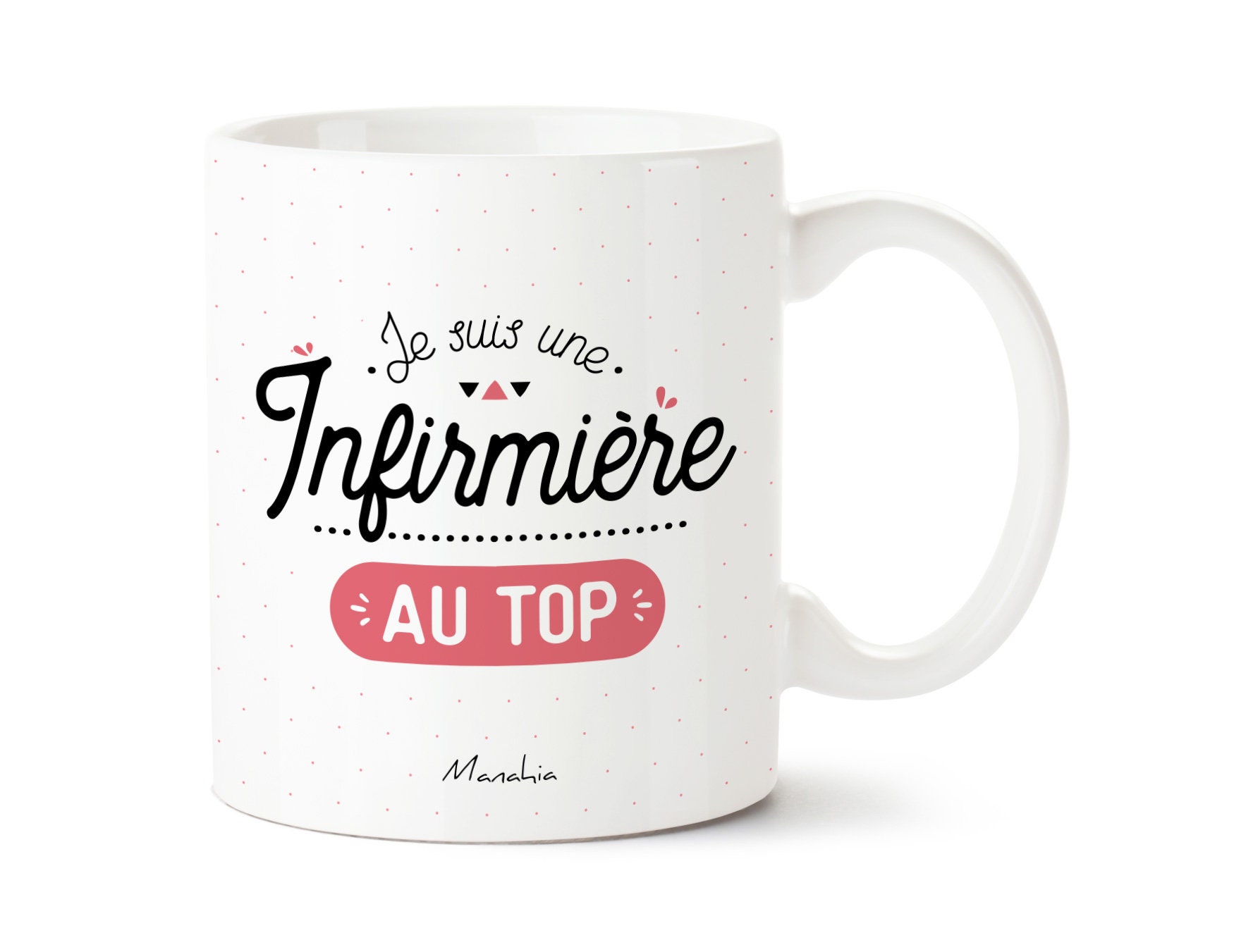 Mug - Infirmière | Je Suis Une Infirmière Au Top Cadeau Pour Infirmière, Mug Infirmière