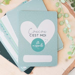 Cartes étapes bleu