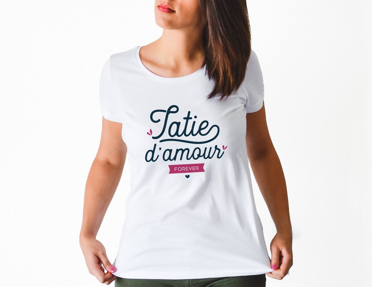 Tshirt Femme Tatie D amour Forever Etsy