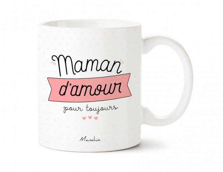 Mug Maman d'amour | Mug Meilleure Maman, Cadeau Fête Des Mères, Mères