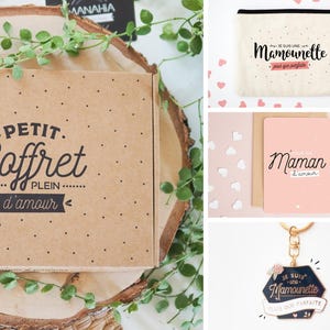 Coffret Maman - Coffret C2 -Mamounette plus que parfaite -Manahia -Cadeau fête des mères, cadeau maman, anniversaire maman, cadeau naissance