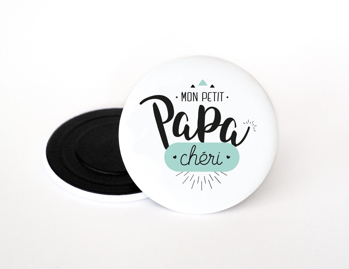 Magnet Papa | Mon Petit Papa Chéri Magnet Pour Papa, Cadeau Fête Des Pères