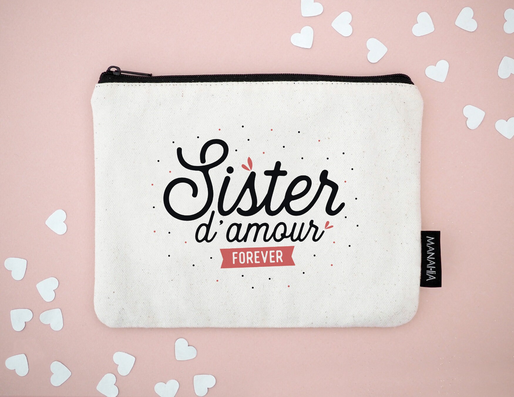 Pochette Soeur Sister D Amour Forever Cadeau Soeur Etsy Canada