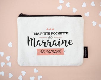 Pochette marraine Ma p'tite pochette de marraine de compet