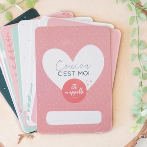 Cartes étapes rose