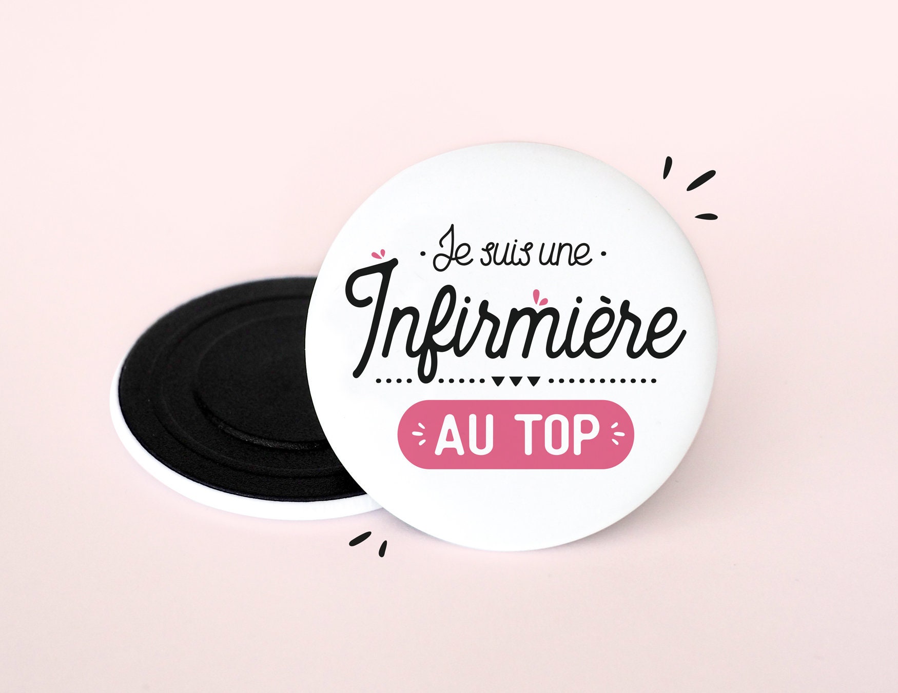 Magnet Infirmière | Je Suis Une Infirmière Au Top Cadeau Pour Infirmière