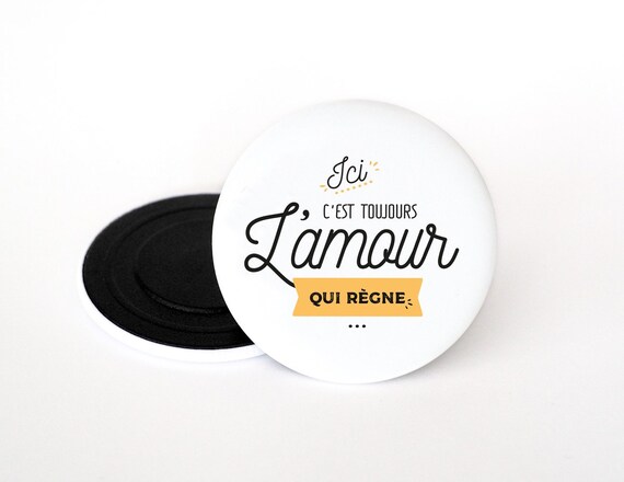 Aimant de r/éfrig/érateur Cadeau pr/énom pour gar/çon I Love Jonas