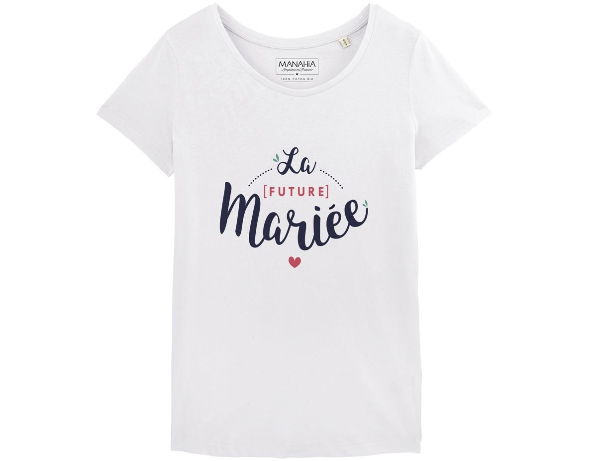 Tshirt Femme La Future Mari e Etsy Finland