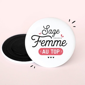Magnet Sage femme au top