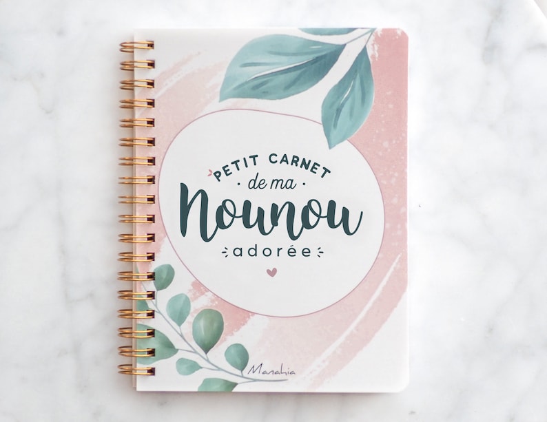 Carnet nounou Petit carnet de ma nounou adorée - Etsy France