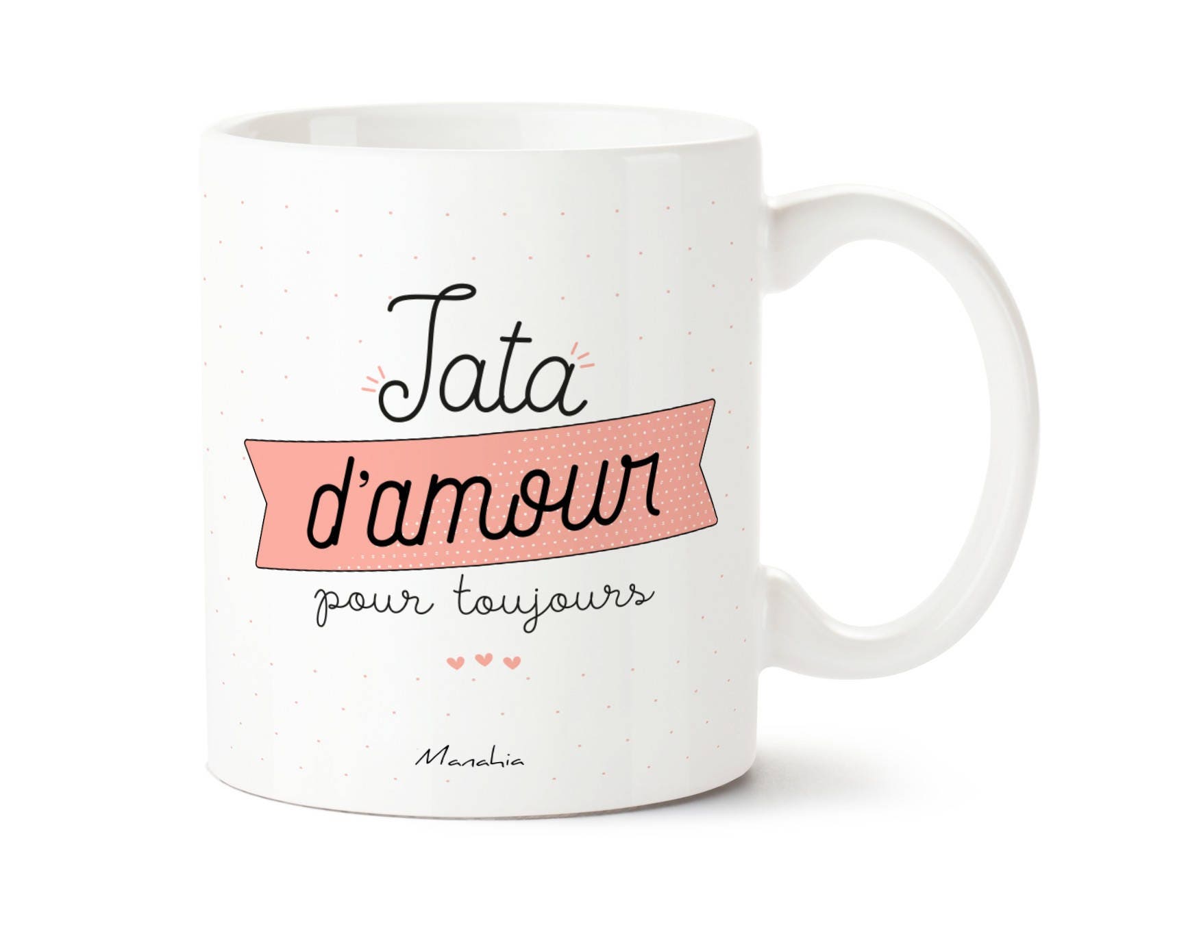 Mug Tata D Amour Pour Toujours Cadeau Tata Cadeau Tatie Etsy Norway