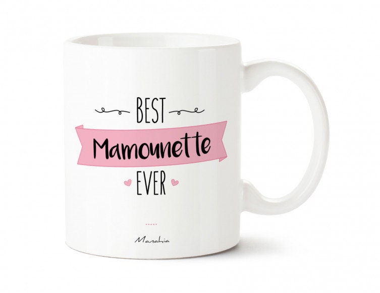 Mug Maman - Best Mamounette Ever | Mug Meilleure Maman, Cadeau Mug Future Grossesse