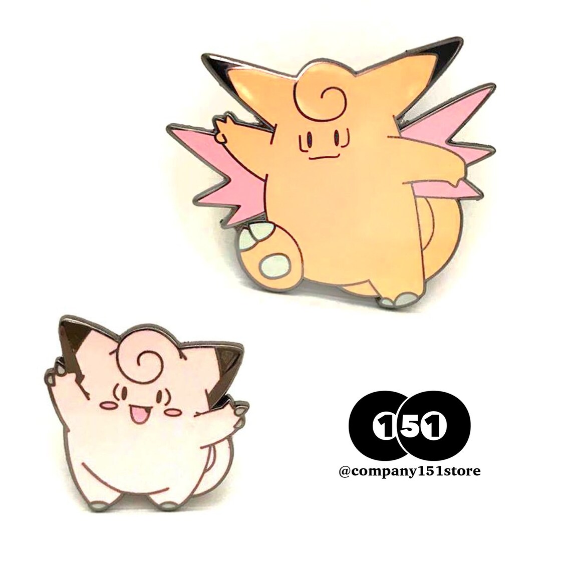 Clefable Lapel Pin - Etsy
