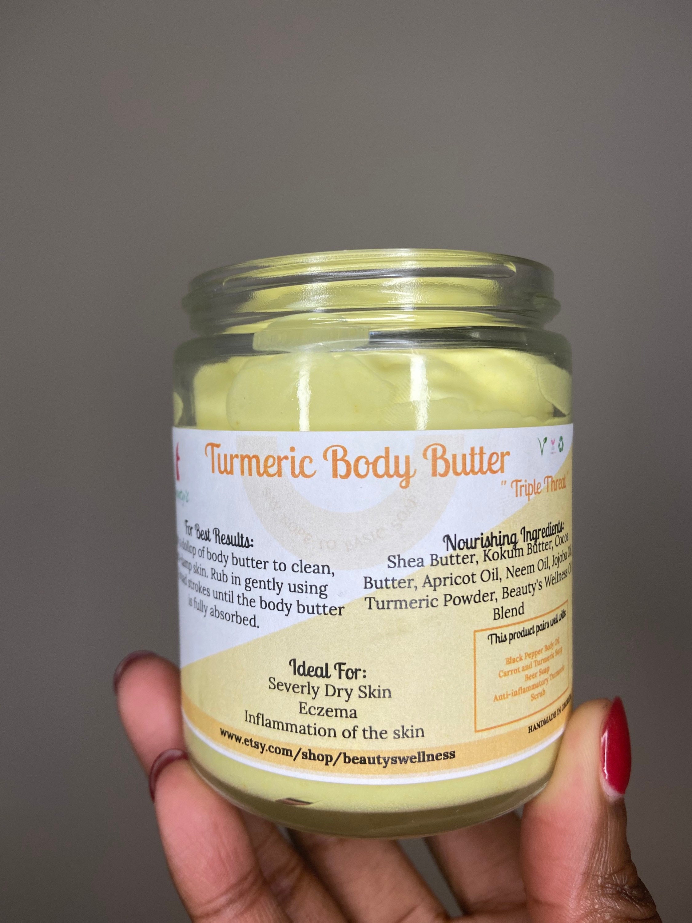 Turmeric Body Butter Etsy