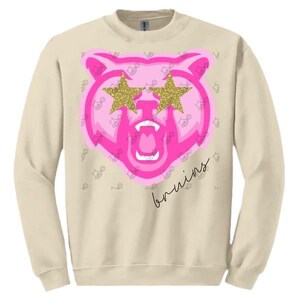 Preppy Pink Bruins Sweatshirt