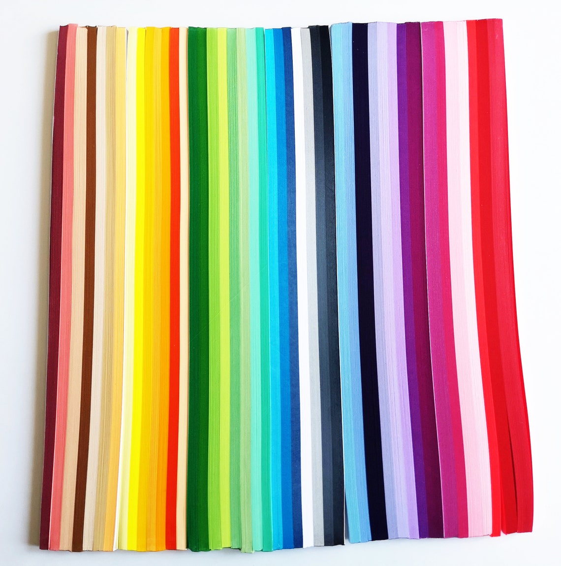 5mm 2200 Quilling Paper Strips Large Set XXL Starter Pack 44 Etsy