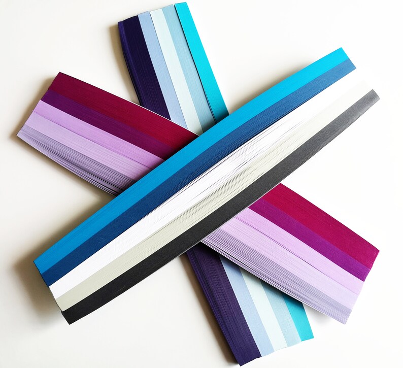 5mm 4400 Quilling Paper Strips Large Set XXL Starter Pack 44 Etsy