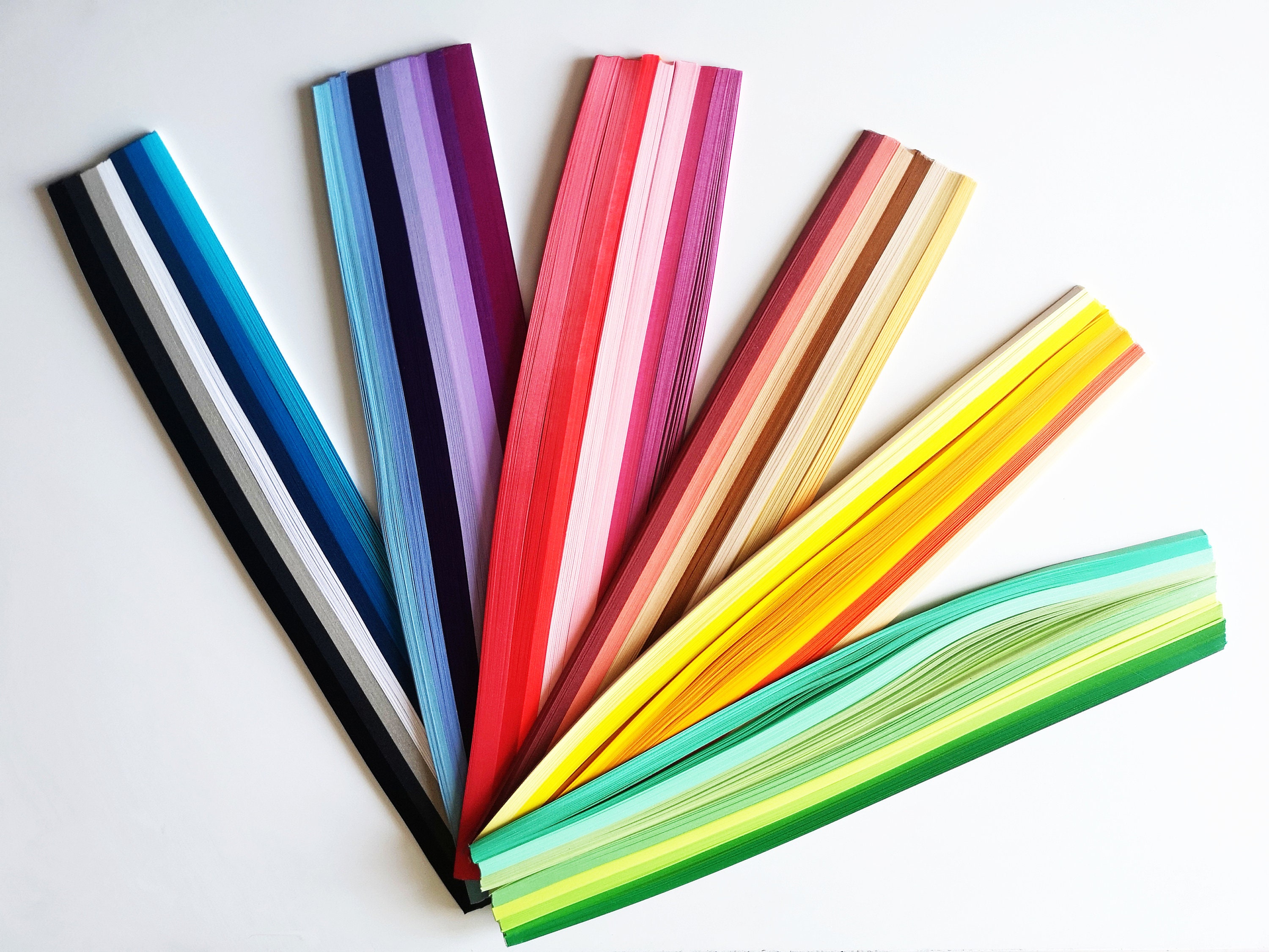 3mm 2200 Quilling Paper Strips Large Set XXL Starter Pack 44 Etsy UK