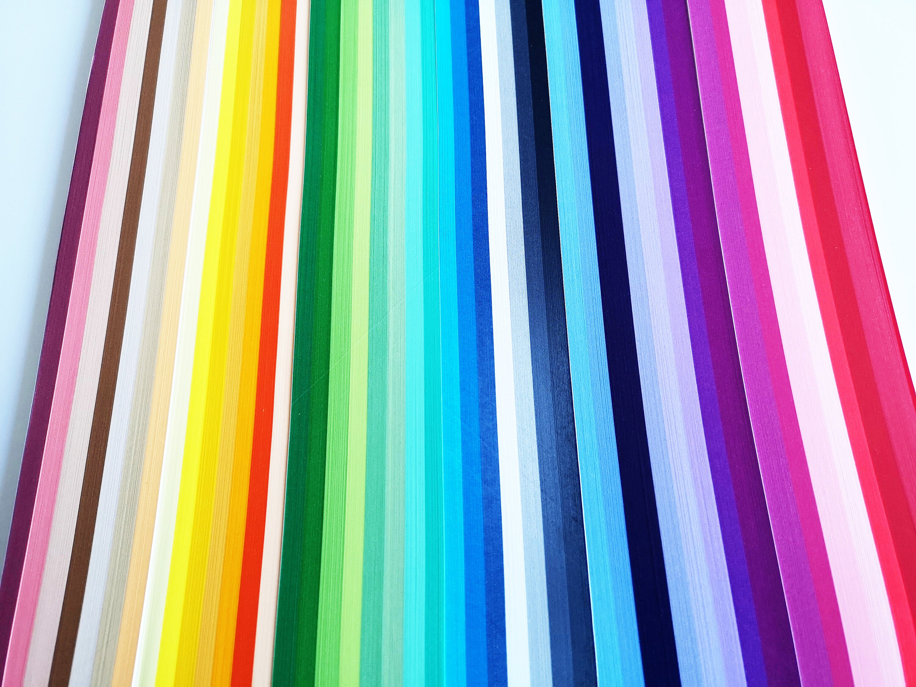 5mm 2200 Quilling Paper Strips Large Set XXL Starter Pack 44 Etsy