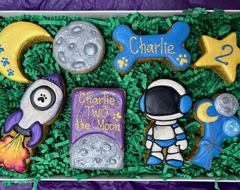 Space Birthday Dog Treats: Organic, All Natural Dog Biscuits