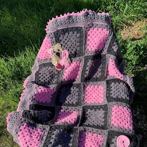Cancer Comfort Blanket, Breast Cancer Blanket, Chemo Comfort Blanket, Crochet Cancer Blanket