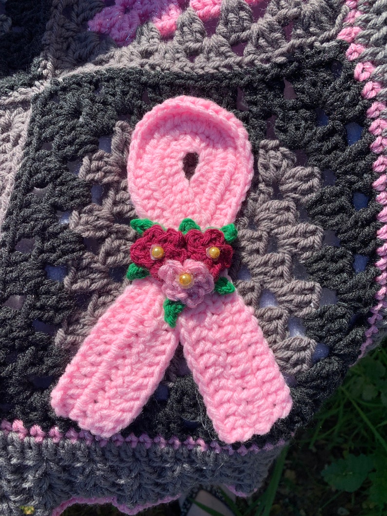 Cancer Comfort Blanket, Breast Cancer Blanket, Chemo Comfort Blanket, Crochet Cancer Blanket Etsy