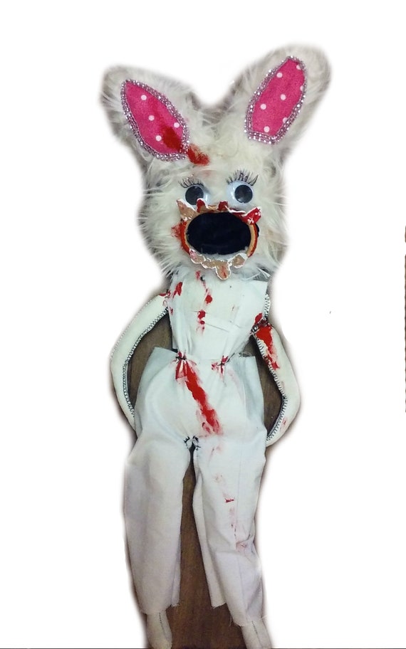 bloody bunny plush