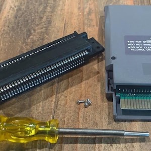 Original OEM Nintendo NES 72 Pin Connector Restored & 3.8mm Security bit Driver