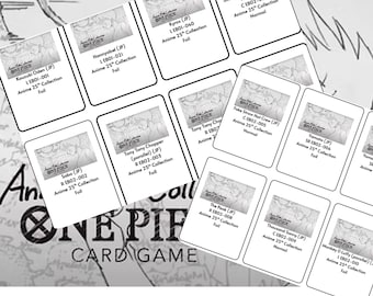 Lista de verificación y marcadores de posición para la carpeta de la 25.ª colección de One Piece (descarga digital) Japonés