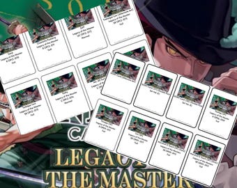 Lista de marcadores de posición de One Piece Legacy of Master Binder (descarga digital)