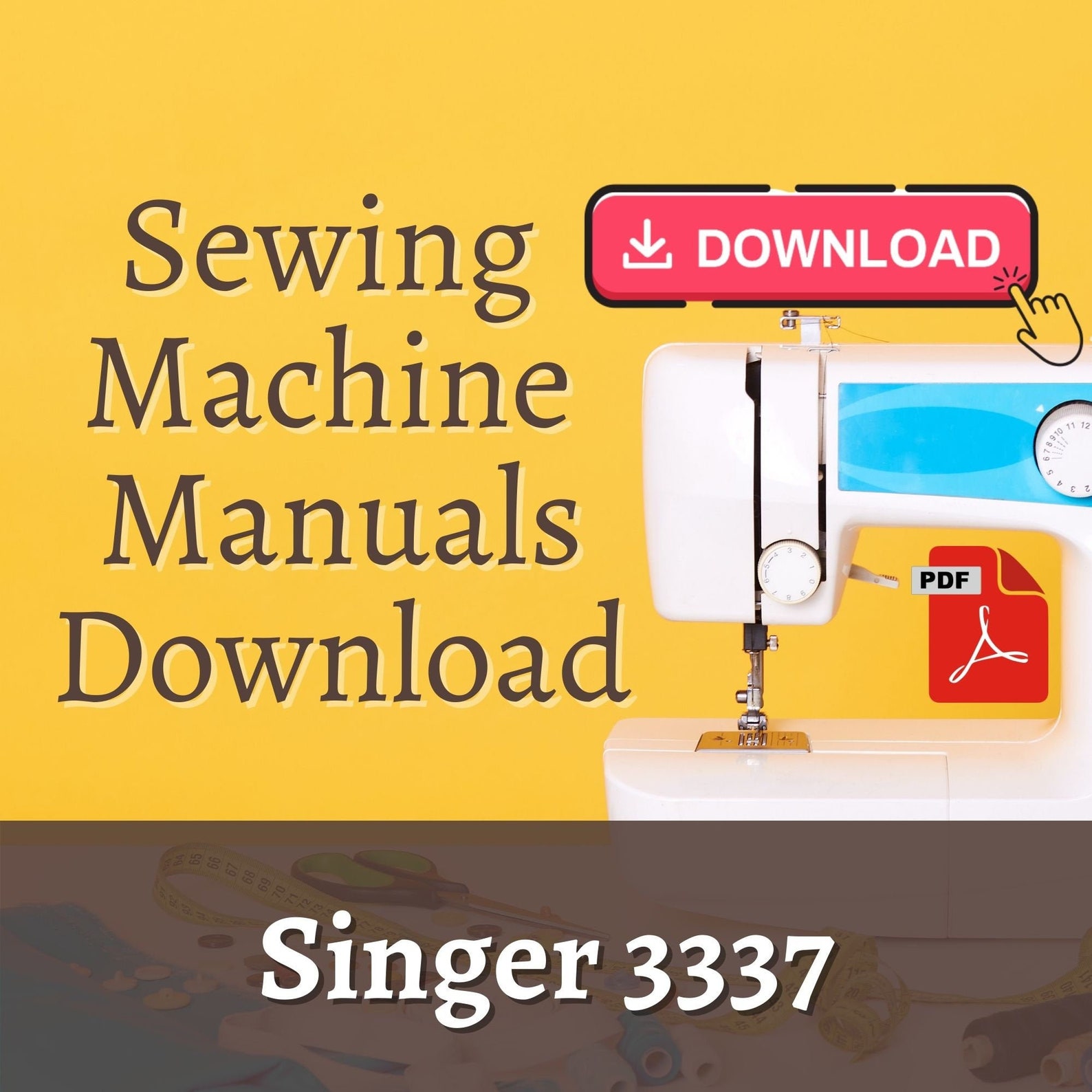 Singer 3337 Simple Instruction and Repair Manual / Singer 3337 | Etsy