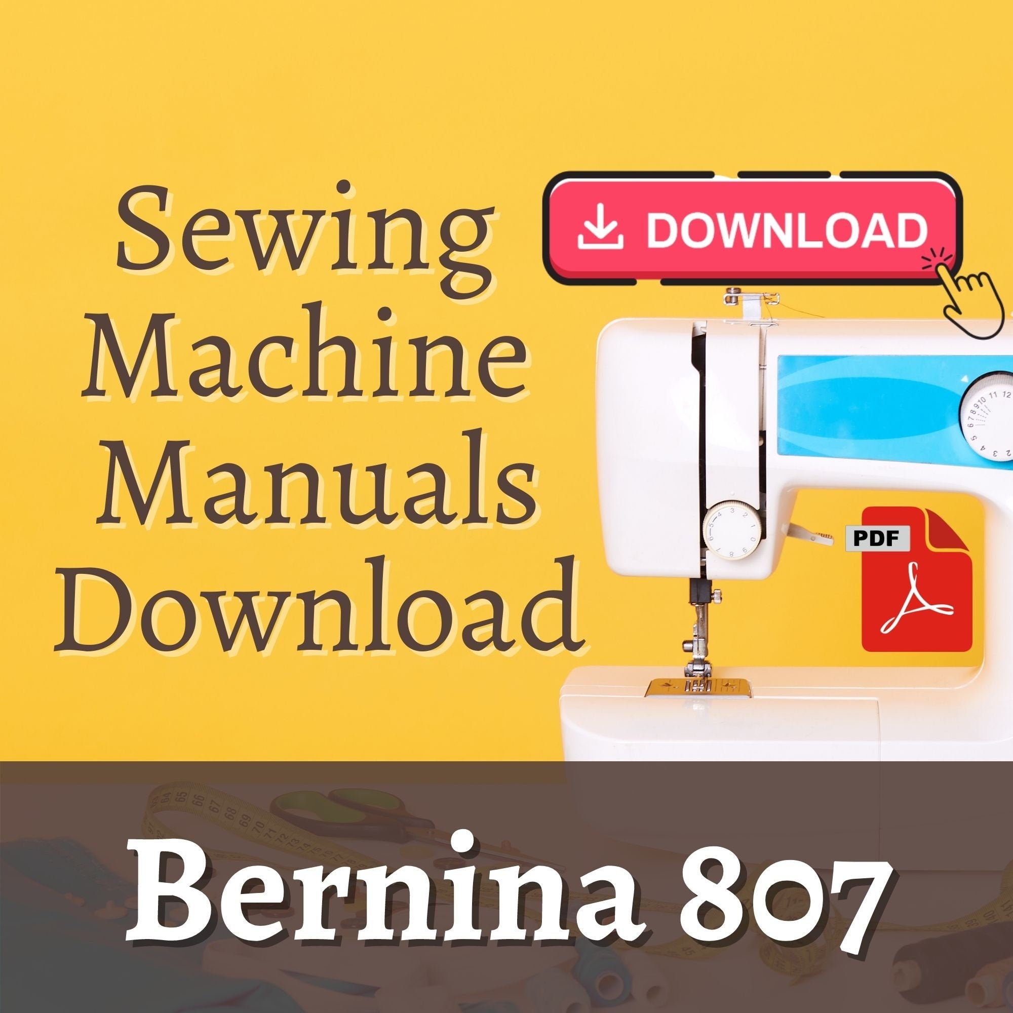Bernina 807 minimatic manual My Bernina Guide Bernina 807 Etsy