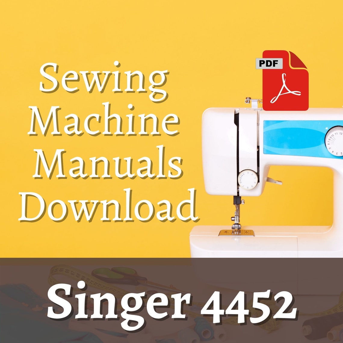 Singer 4452 manuals / singer sewing machine instruction manual Etsy