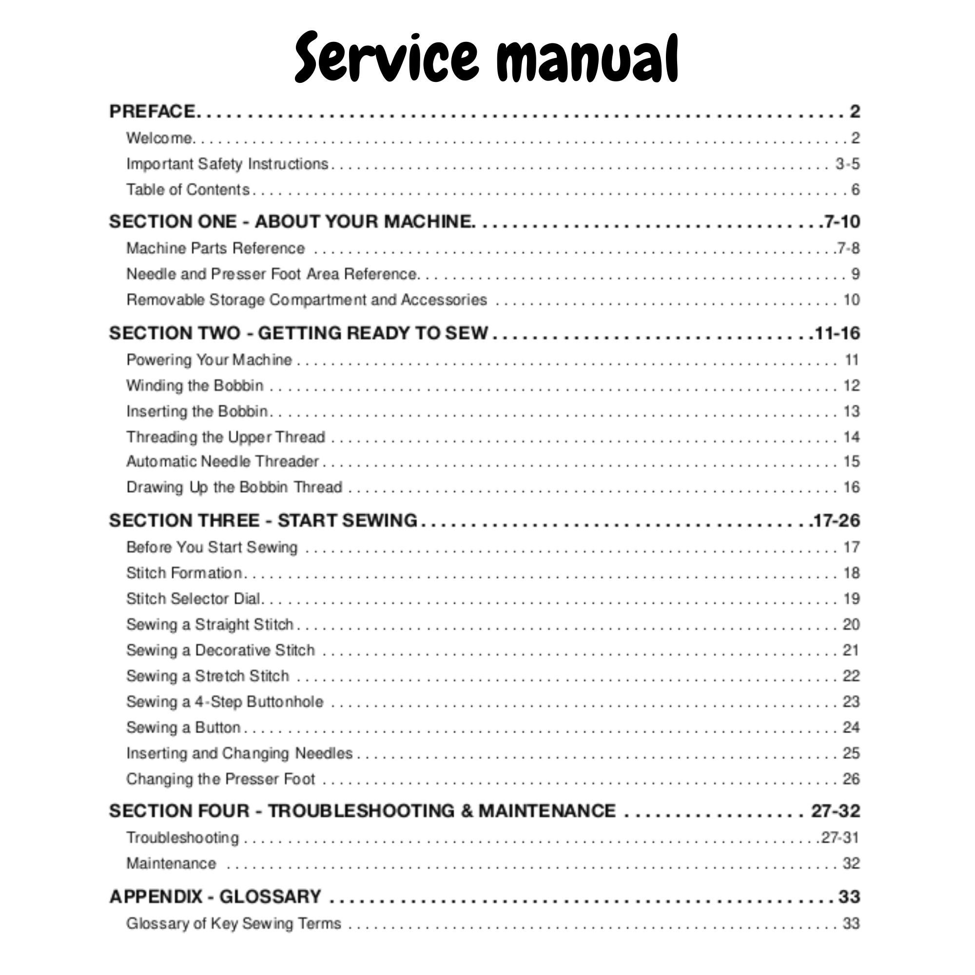 Singer 2263 Instructions manual / Singer Simple 2263 sewing Etsy