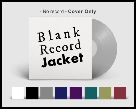 Hilse sadel karakterisere 12 Blank Vinyl Cover Same as Commercial Cardboard Jacket - Etsy