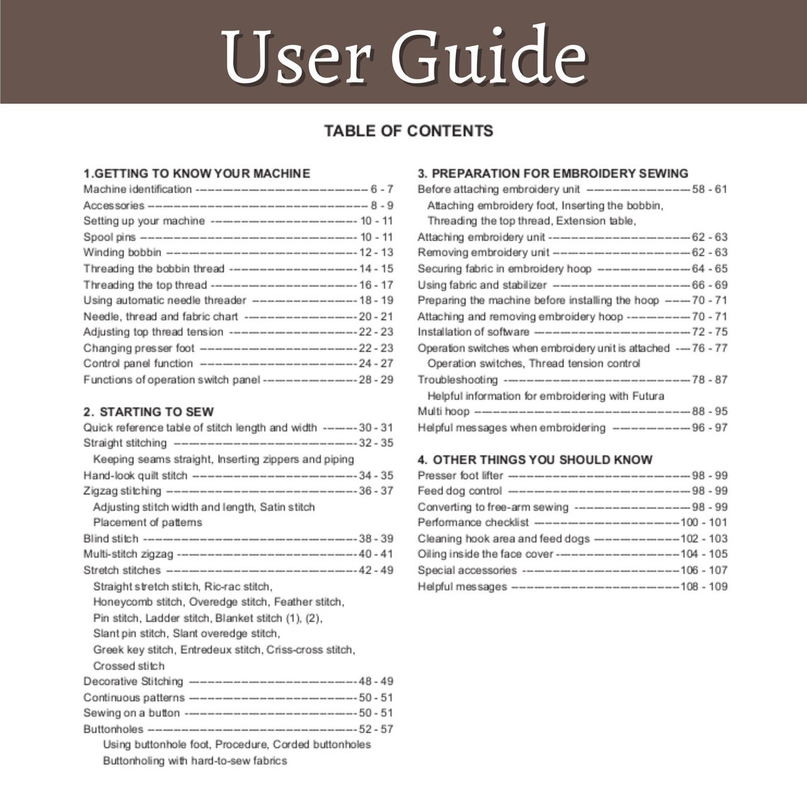 Singer Futura xl400 User and Service Manual / Singer xl 400 | Etsy