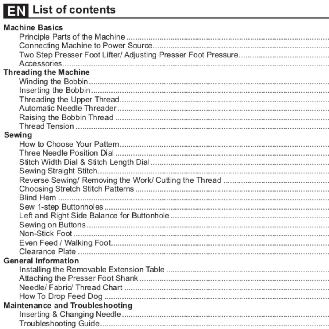 Singer 4452 manuals / singer 4452 sewing machine instruction Etsy