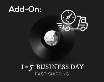 Fast Shipping Add-On & Priority Processing - Upgrade the shipping time on your Custom Vinyl Record or Cover