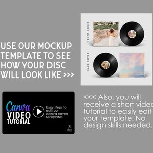 Vintage Vinyl Record Template to Make a Custom Photo Record Cover ...